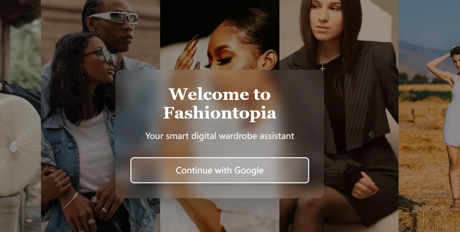 Screenshot of  web app